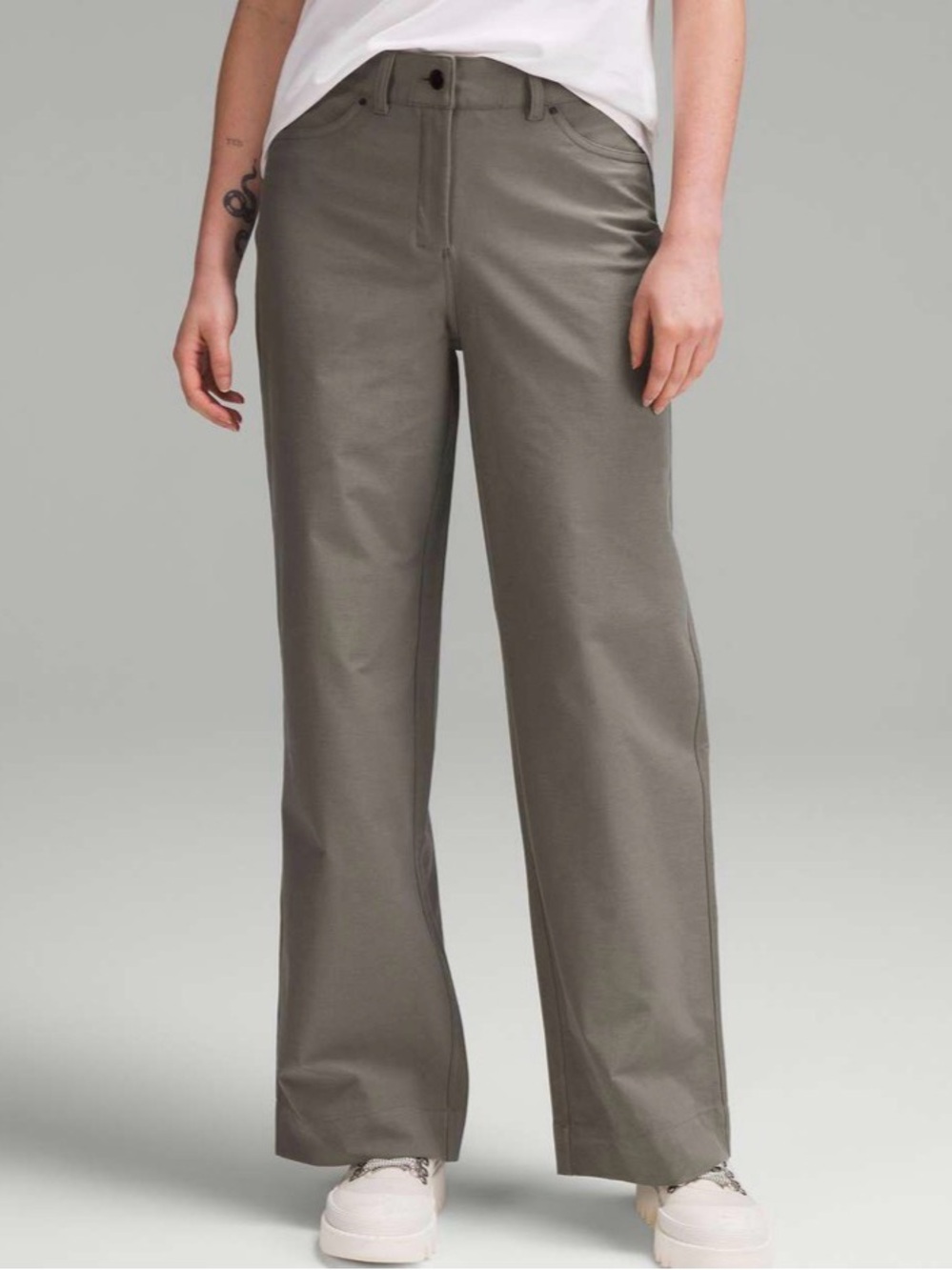 Lululemon City Sleek 5 Pocket High-Rise Wide-Leg Pant Full Length